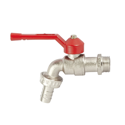 OEM 1/2 3/4 ইঞ্চি বাগান মিশুক কল প্লাস্টিক হ্যান্ডেল জিংক bibcock