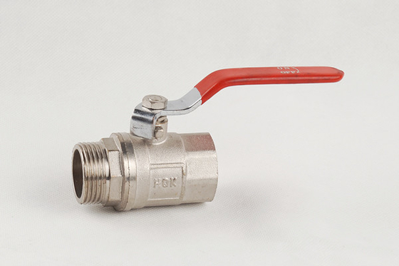 উচ্চ শক্তি 25mm ব্রাস বল ভালভ থ্রেডেড DN20-NPT পোর্ট অ্যান্টিওয়্যার