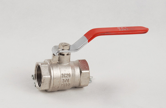 উচ্চ শক্তি 25mm ব্রাস বল ভালভ থ্রেডেড DN20-NPT পোর্ট অ্যান্টিওয়্যার