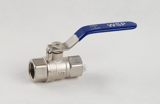 উচ্চ শক্তি 25mm ব্রাস বল ভালভ থ্রেডেড DN20-NPT পোর্ট অ্যান্টিওয়্যার
