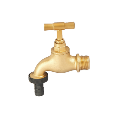 বেসিনের জন্য 1/2&quot;X 3/4&quot; লম্বা থ্রেড ব্রাস বিবকক ভালভ জলের কল