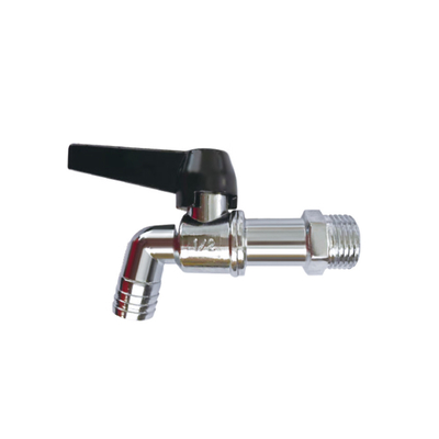লকযোগ্য হ্যান্ডেল সহ আধুনিক ZINC জল বিবকক ব্রাস বিব মোরগ