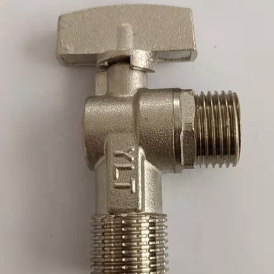 20MM~63MM পোর্ট প্লাম্বিং ব্রাস অ্যাঙ্গেল বল ভালভ হাইড্রোলিক চালিত