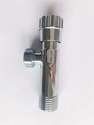 দস্তা খাদ হ্যান্ডেল সহ ম্যানুয়াল OEM 1/2 ইঞ্চি ব্রাস অ্যাঙ্গেল ভালভ