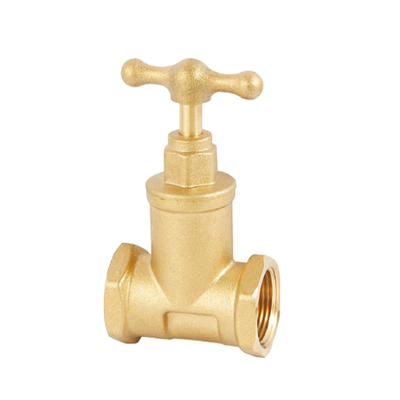 1/2&quot; X 3/8&quot; 1/4 টার্ন ব্রাস অ্যাঙ্গেল স্টপ ভালভ DN20-NPT থ্রেডেড