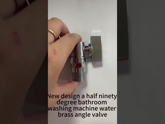 এনপিটি থ্রেড কল অ্যাঙ্গেল ভালভ ক্রোম অ্যাঙ্গেল স্টপ ভালভ 3/8ইঞ্চি