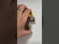 ইন্ডাস্ট্রিয়াল ব্যবহারের জন্য জিংক হ্যান্ডেল সহ রাইজিং স্টেম ব্রাস এঙ্গেল ভালভ